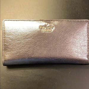 Silver Kate Spade wallet